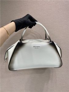 Prada Supernova Medium White Brushed Leather Handbag