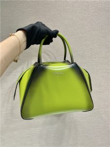 Prada Supernova Small Green Brushed Leather Handbag