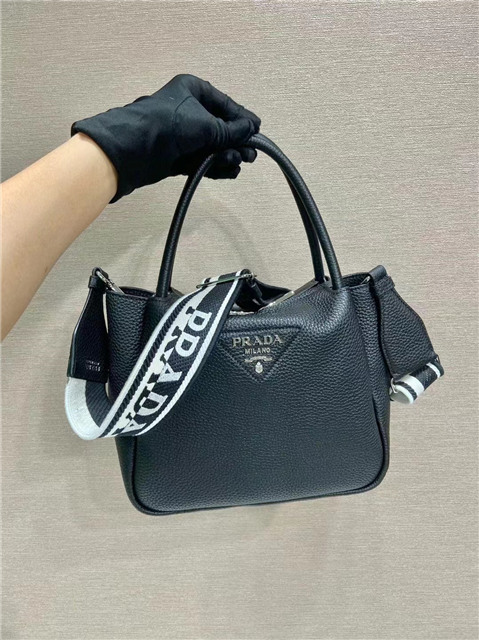 Prada Small Black Leather Handbag
