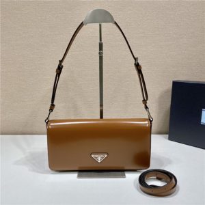 Prada Femme Tan Leather Bag 1BD323