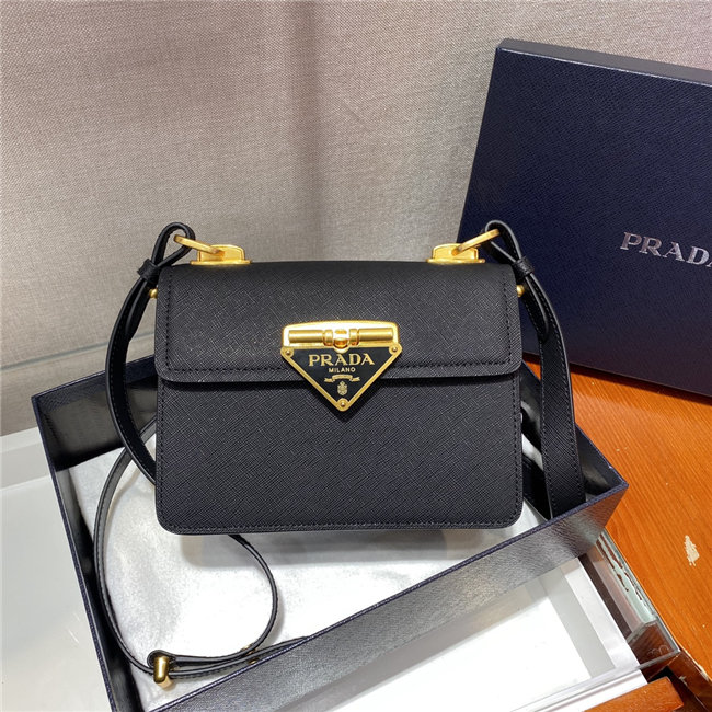 Prada Saffiano Leather Bag Black 1BD270
