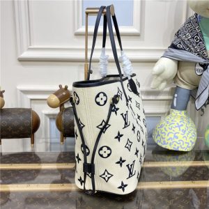 Louis Vuitton Neverfull MM M22838 Black/Beige