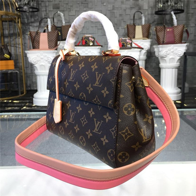 LV Cluny BB Monogram Canvas Vieux Rose