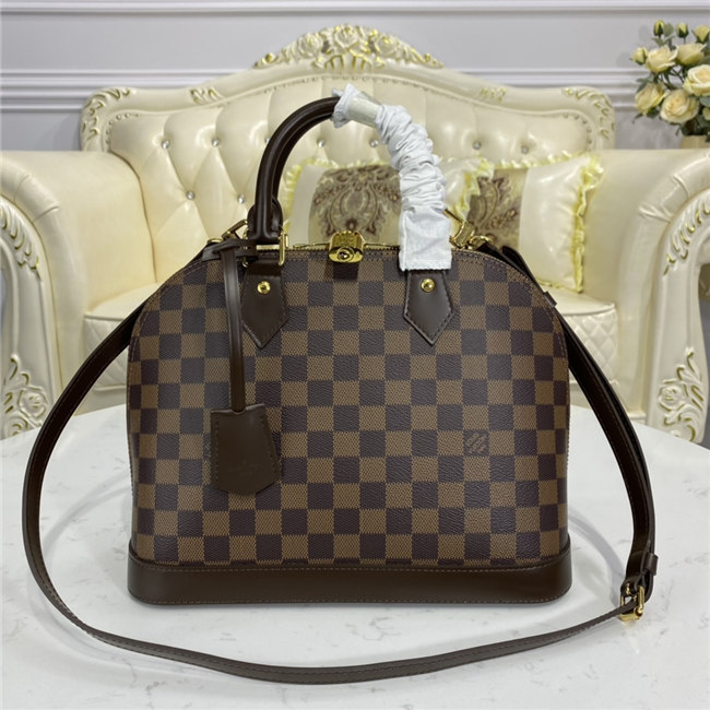 LV Alma Damier Ebene Canvas PM