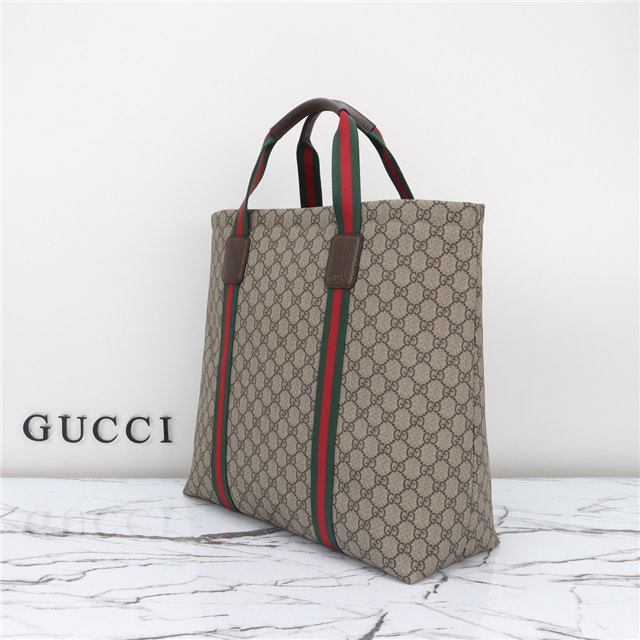 Gucci GG Tender Medium Tote Bag 763287 Brown