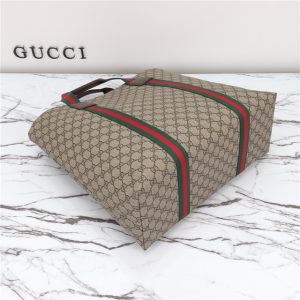 Gucci GG Tender Medium Tote Bag 763287 Brown