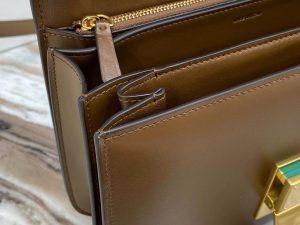 Celine Medium Classic Box Bag Chocolate