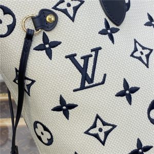 Louis Vuitton Neverfull MM M22838 Black/Beige