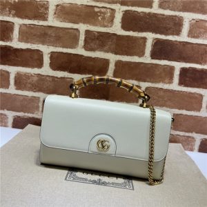Gucci Diana Small Shoulder Bag White