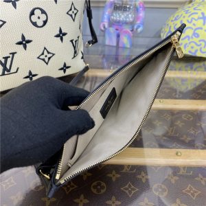 Louis Vuitton Neverfull MM M22838 Black/Beige