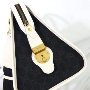 715666 Black GG Canvas/White-7