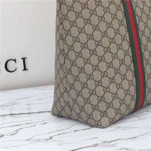 Gucci GG Tender Medium Tote Bag 763287 Brown