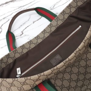 Gucci GG Tender Medium Tote Bag 763287 Brown