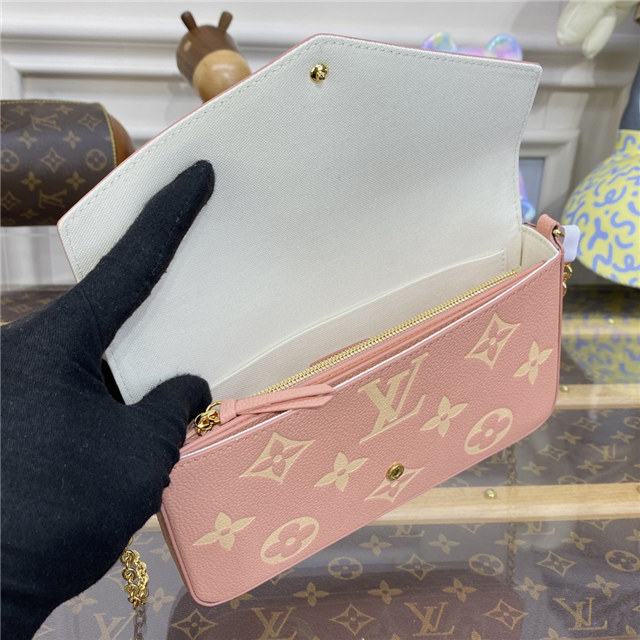 Pochette Felicie M81759 Pink / Cream