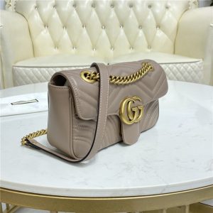 GG Marmont matelass mini bag 446744 Dusty Pink-2