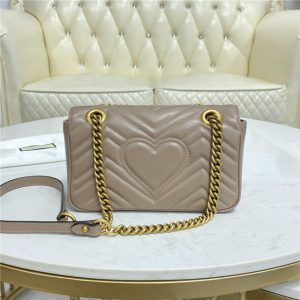 GG Marmont matelass mini bag 446744 Dusty Pink-3