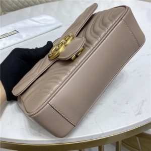 GG Marmont matelass mini bag 446744 Dusty Pink-4