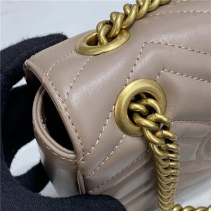 GG Marmont matelass mini bag 446744 Dusty Pink-6