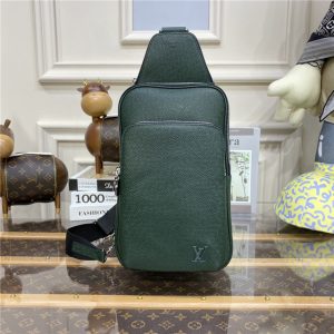 Louis Vuitton Avenue Slingbag Taiga Leather - Men - Green