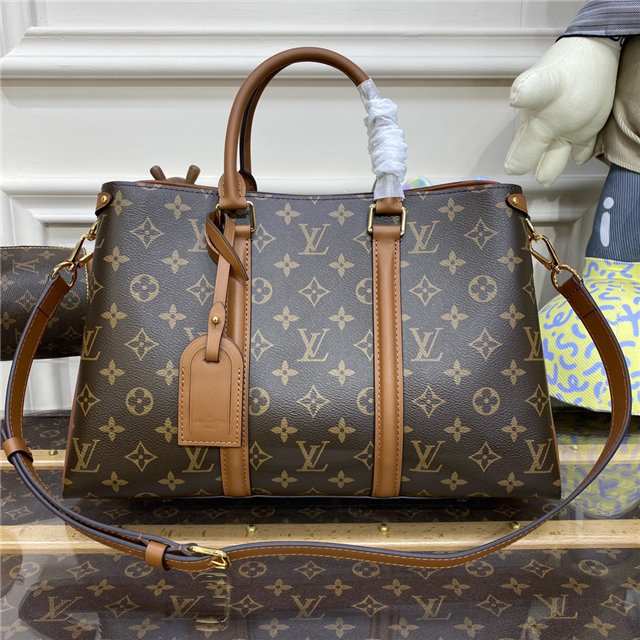 Louis Vuitton Soufflot MM Satchel Monogram (Varied Colors)