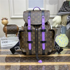 Louis Vuitton Christopher PM Monogram Macassar Canvas Purple