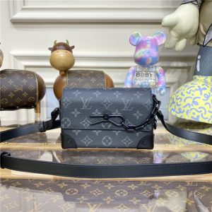 Louis Vuitton Steamer Wearable Wallet Monogram Eclipse Canvas M81783
