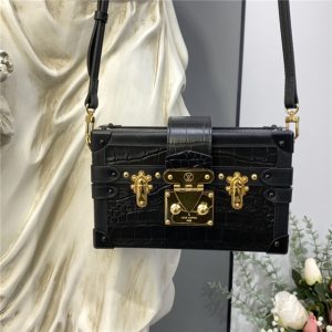 Louis Vuitton Petite Malle "Little Trunk" Crocodilien