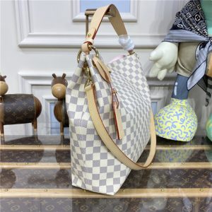 Louis Vuitton Graceful MM N42233 Rose Ballerine