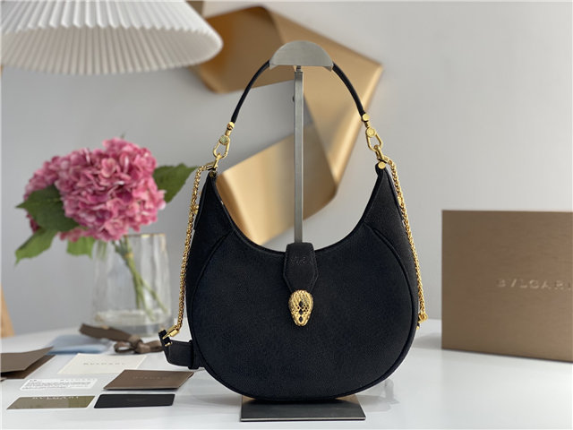 Bvlgari Serpenti Ellipse 291640 Black Water Snakeskin-1.jpg