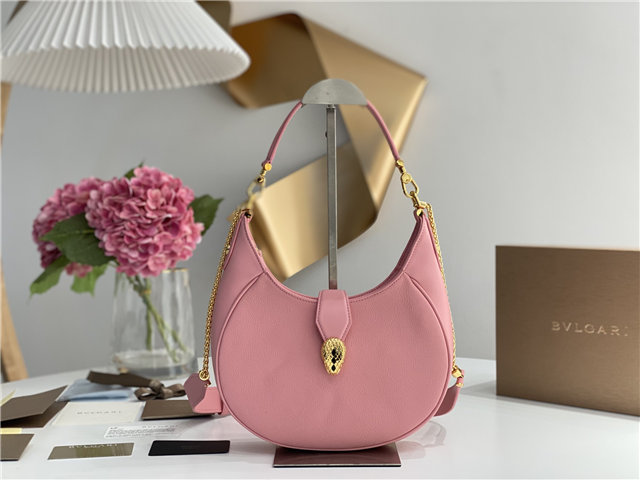 Bvlgari Serpenti Ellipse 291640 Pink Leather-1.jpg