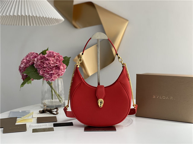 Bvlgari Serpenti Ellipse 291640 Red Leather-1.jpg