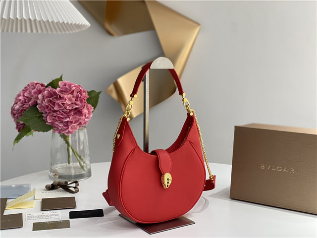 Bvlgari Serpenti Ellipse 291640 Red Leather-2.jpg