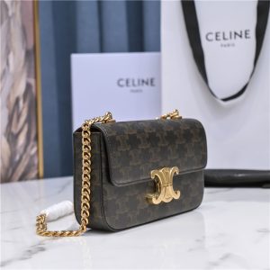 Celine Chain Shoulder Bag Triomphe 197992 Tan-2.jpg