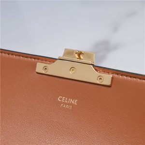 Celine Chain Shoulder Bag Triomphe 197992 Tan-9.jpg