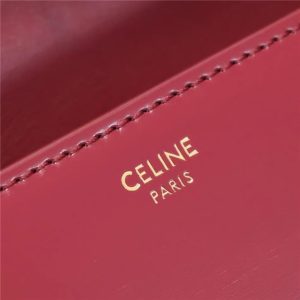 Celine Chain Shoulder Bag Triomphe 197993 Carmin-8.jpg