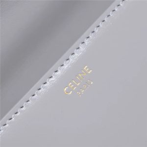 Celine Chain Shoulder Bag Triomphe 197993 Grey-8.jpg