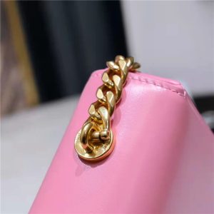 Celine Chain Shoulder Bag Triomphe 197993 Pink-5.jpg