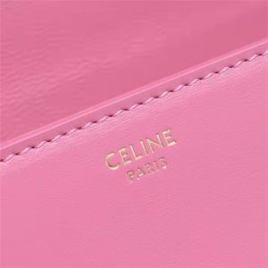 Celine Chain Shoulder Bag Triomphe 197993 Pink-7.jpg