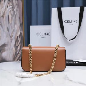 Celine Chain Shoulder Bag Triomphe 197993 Tan-3.jpg