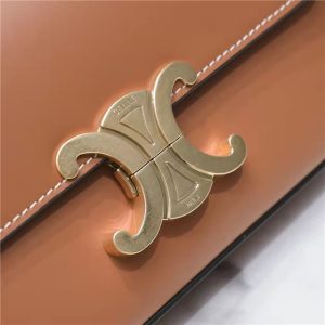 Celine Chain Shoulder Bag Triomphe 197993 Tan-4.jpg