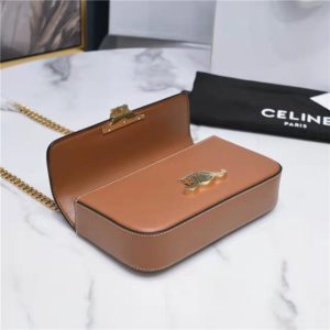Celine Chain Shoulder Bag Triomphe 197993 Tan-6.jpg