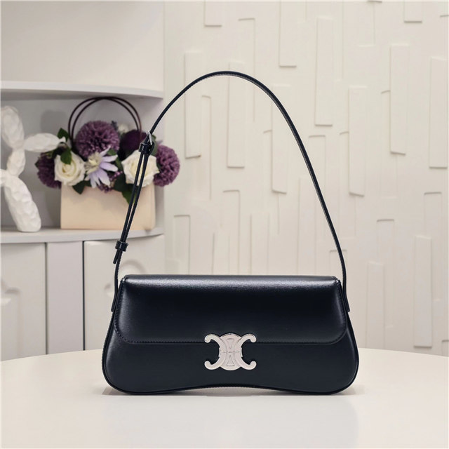 Celine Medium Lola Bag 115533 Black-1.jpg