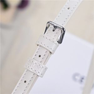 Celine Medium Lola Bag 115533 White-7