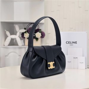 Celine Medium Polly Bag 115633 Black-2
