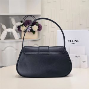 Celine Medium Polly Bag 115633 Black-3