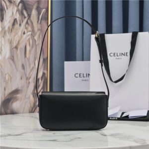 Celine Triomphe Shoulder Bag 194143 Black-3.jpg