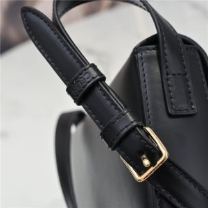 Celine Triomphe Shoulder Bag 194143 Black-5.jpg