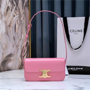 Celine Triomphe Shoulder Bag 194143 Pink-1.jpg