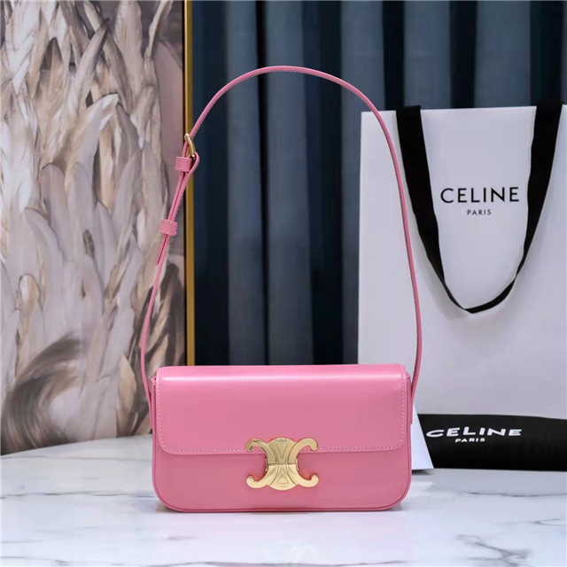 Celine Triomphe Shoulder Bag 194143 Pink-1.jpg