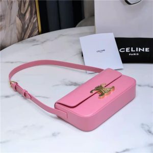 Celine Triomphe Shoulder Bag 194143 Pink-4.jpg